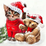 Katze 5d Diy Diamond Painting Diamant Malerei Set NW91173