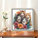 Katze 5d Diamond Painting /Diamant Malerei Set  PL1113