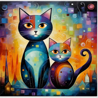 Katze 5d Diamond Painting /Diamant Malerei Set  PL9121