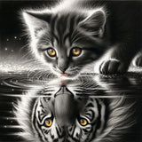 Katze 5d Diamond Painting /Diamant Malerei Set  PL9206