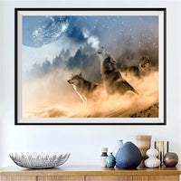 Wolf 5d Diy Diamond Painting Diamant Malerei Set PX1400819