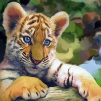 Tiger 5d Diy Diamond Painting Diamant Malerei Set PX1693322