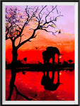 Elefant 5d Diy Diamond Painting Diamant Malerei Set SS1861403728