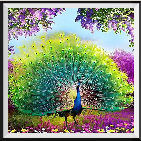 Pfau 5d Diy Diamond Painting Diamant Malerei Set VM1040