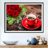 Kaffee 5d Diy Diamond Painting Diamant Malerei Set VM3007