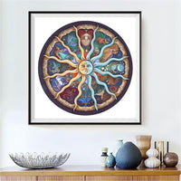 Mandala 5d Diy Diamond Painting Diamant Malerei Set VM6200