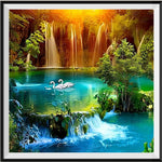 Wasserfall 5d Diy Diamond Painting Diamant Malerei Set VM9466