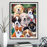 Hund 5d Diy Diamond Painting Diamant Malerei Set VM9605