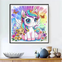 Einhorn 5d Diy Diamond Painting Diamant Malerei Set FL3196