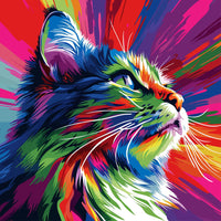 Katze 5d Diamond Painting /Diamant Malerei Set PL9182