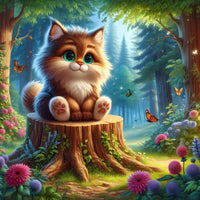 Katze 5d Diamond Painting /Diamant Malerei Set PL9184