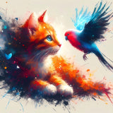 Katze 5d Diamond Painting /Diamant Malerei Set PL9181