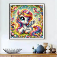 Einhorn 5d Diy Diamond Painting Diamant Malerei Set FL7536