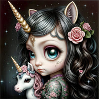 Einhorn 5d Diy Diamond Painting Diamant Malerei Set FL3193