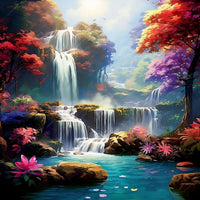 Wasserfall 5d Diy Diamond Painting Diamant Malerei Set FL6490