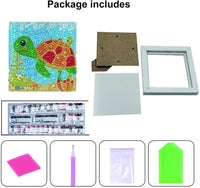 Einfach für Kinder Diamond Painting Kits Anfänger Kunsthandwerk mit Rahmen DP8003