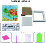 Einfach für Kinder Diamond Painting Kits Anfänger Kunsthandwerk mit Rahmen DP8010