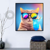 Katze 5d Diy Diamond Painting Diamant Malerei Set MJ1012