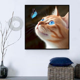 Katze 5d Diy Diamond Painting Diamant Malerei Set MJ1015