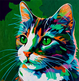 Katze 5d Diy Diamond Painting Diamant Malerei Set MJ1024