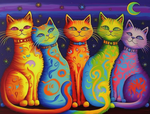 Katze 5d Diy Diamond Painting Diamant Malerei Set MJ1056