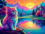 Katze 5d Diy Diamond Painting Diamant Malerei Set MJ1059