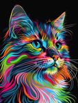 Katze 5d Diy Diamond Painting Diamant Malerei Set MJ1076