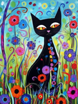 Katze 5d Diy Diamond Painting Diamant Malerei Set MJ1089