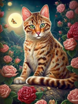 Katze 5d Diy Diamond Painting Diamant Malerei Set MJ1104