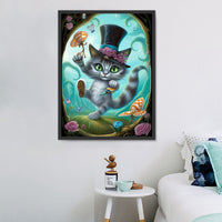 Katze 5d Diy Diamond Painting Diamant Malerei Set MJ1125