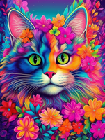 Katze 5d Diy Diamond Painting Diamant Malerei Set MJ1133