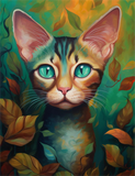 Katze 5d Diy Diamond Painting Diamant Malerei Set MJ1137