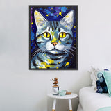 Katze 5d Diy Diamond Painting Diamant Malerei Set MJ1139