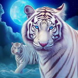 Tiger 5d Diy Diamond Painting Diamant Malerei Set MJ1185