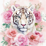 Tiger 5d Diy Diamond Painting Diamant Malerei Set MJ1195