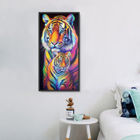 Tiger 5d Diy Diamond Painting Diamant Malerei Set MJ1210