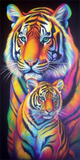 Tiger 5d Diy Diamond Painting Diamant Malerei Set MJ1210