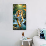 Tiger 5d Diy Diamond Painting Diamant Malerei Set MJ1213