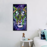 Tiger 5d Diy Diamond Painting Diamant Malerei Set MJ1214