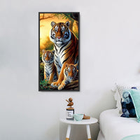 Tiger 5d Diy Diamond Painting Diamant Malerei Set MJ1217