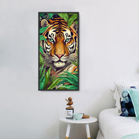 Tiger 5d Diy Diamond Painting Diamant Malerei Set MJ1219