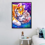 Tiger 5d Diy Diamond Painting Diamant Malerei Set MJ1228