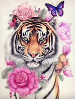 Tiger 5d Diy Diamond Painting Diamant Malerei Set MJ1230