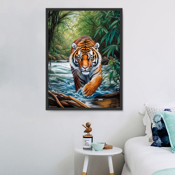 YEESAM ART Malen Nach Zahlen Set 'Tree Of Life', 40x50 Cm Leinwand Mit Acrylfarben – Inkl. Rahmen, DIY Für Erwachsene & Anfänger