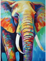 Elefant 5d Diy Diamond Painting Diamant Malerei Set MJ1360