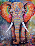 Elefant 5d Diy Diamond Painting Diamant Malerei Set MJ1370