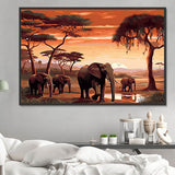 Elefant 5d Diy Diamond Painting Diamant Malerei Set MJ1382