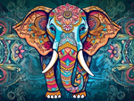 Elefant 5d Diy Diamond Painting Diamant Malerei Set MJ1385