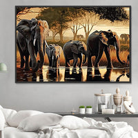 Elefant 5d Diy Diamond Painting Diamant Malerei Set MJ1388