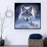 Wolf 5d Diy Diamond Painting Diamant Malerei Set MJ1392